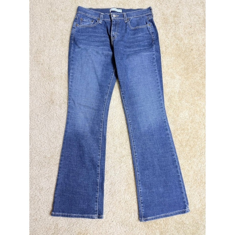 Vintage Y2K Levi's 515 Bootcut Jeans Blue Medium Wash Mid Rise Womens Size 8